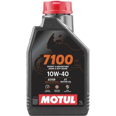 Моторна олія синтетична 7100 4T 10W40 1L, MOTUL 104091